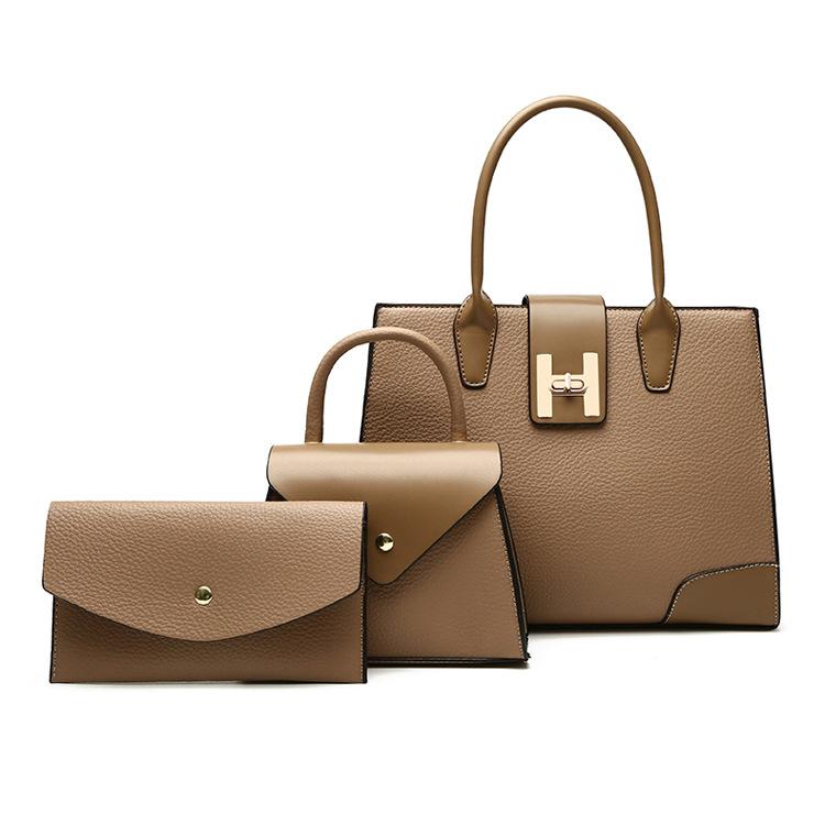 🔥Vendita limitata️🔥 Borse da donna multipezzo per pendolari con stampa Litchi