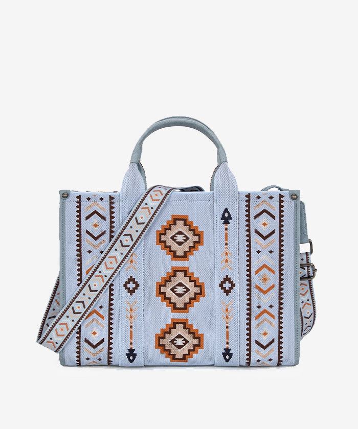 🔥Vendita limitata️‍🔥 Aztec Retro Arrows Dual Sided Print Wide Tote