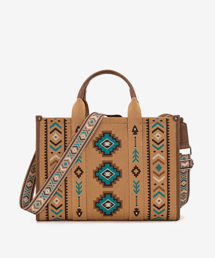 🔥Vendita limitata️‍🔥 Aztec Retro Arrows Dual Sided Print Wide Tote
