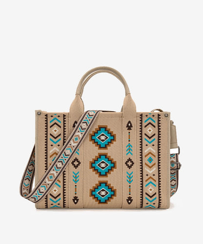 🔥Vendita limitata️‍🔥 Aztec Retro Arrows Dual Sided Print Wide Tote