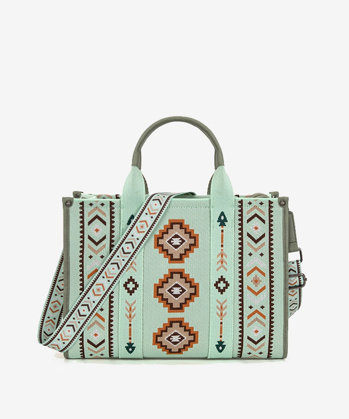 🔥Vendita limitata️‍🔥 Aztec Retro Arrows Dual Sided Print Wide Tote