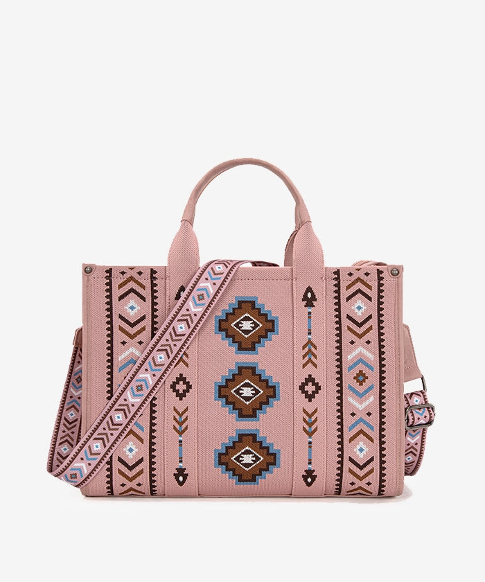 🔥Vendita limitata️‍🔥 Aztec Retro Arrows Dual Sided Print Wide Tote