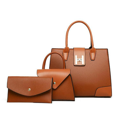 🔥Vendita limitata️‍🔥 Borse da donna multipezzo per pendolari con stampa Litchi