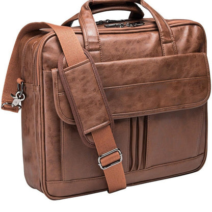 🔥Vendita limitata️‍🔥 Cartella da uomo in pelle per lavoro Satchel