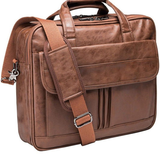 🔥Vendita limitata️‍🔥 Cartella da uomo in pelle per lavoro Satchel